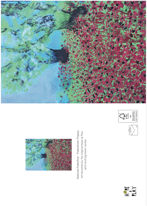 Pack of 5 Cards - Natural Palestine