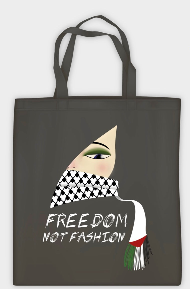 Freedom not Fashion Tote Bag