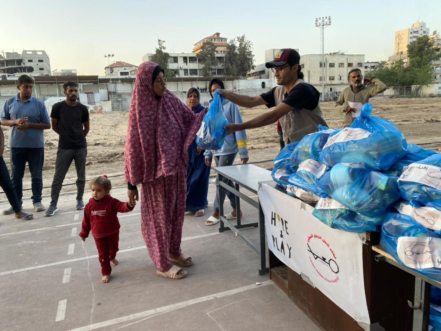 Gift donation of a family hygiene kit