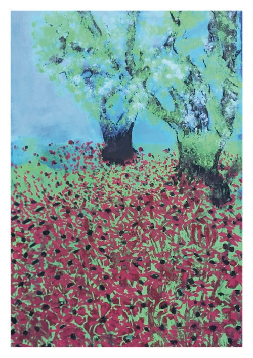 Pack of 5 Cards - Natural Palestine