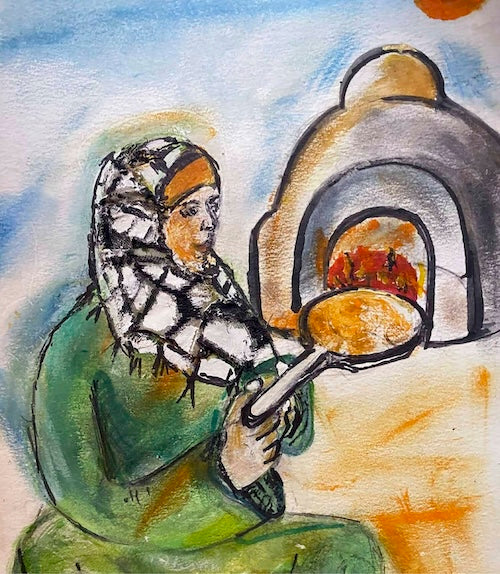 Pack of 5 Cards - Palestinian Sufra