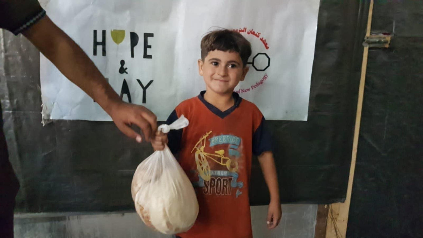 Gift donation of bread for a week for 5 children