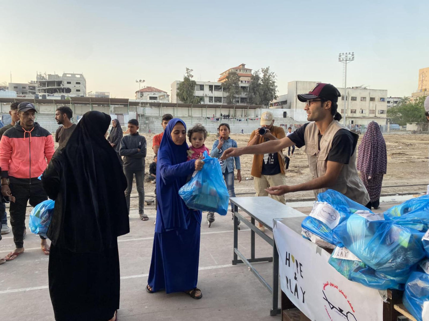 Gift donation of a family hygiene kit