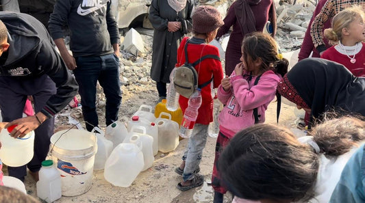 Gift donation of drinking water for 200 people for 5 days