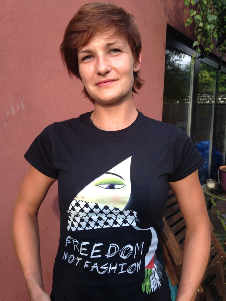 Freedom not Fashion ladies t-shirt