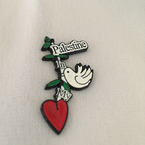 Palestine in my Heart Brooch
