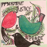 Stunning Individually hand-printed Palestine themed Cards (5 pack)