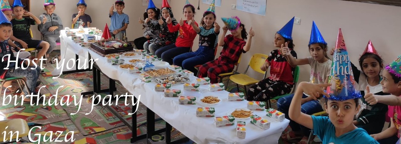 Birthday party in Gaza